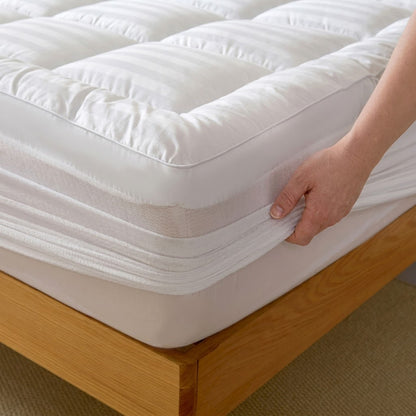 Thick Mattress Topper - Breathable Cotton Pad