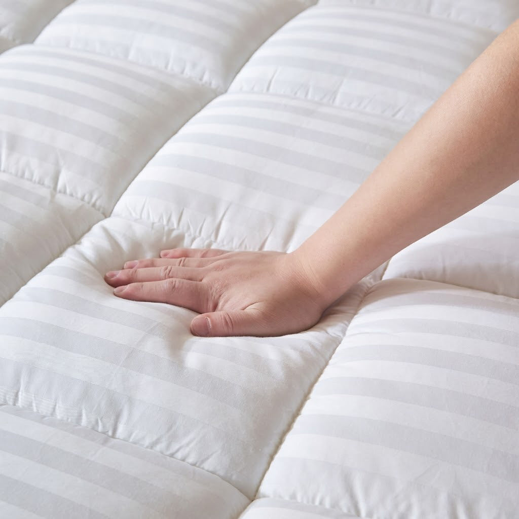 Thick Mattress Topper - Breathable Cotton Pad