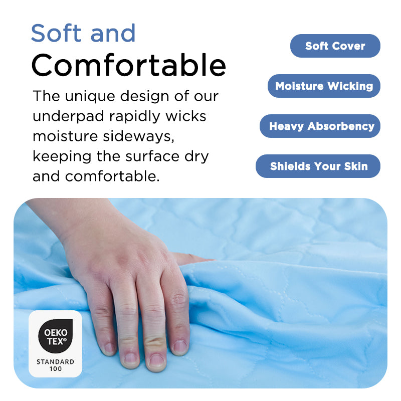 Soft & Lofty Washable Waterproof Underpads