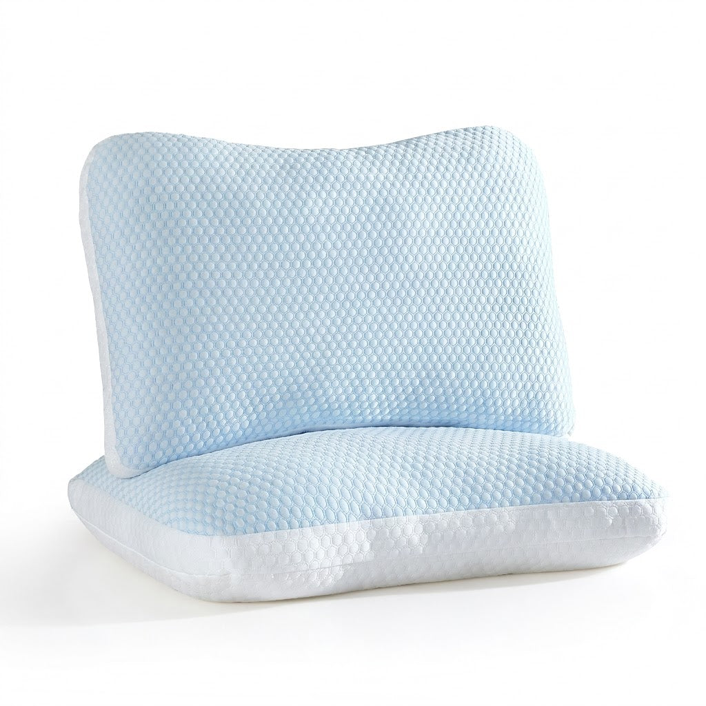 Dual-Sided Adjustable Cooling Pillow 2 pack