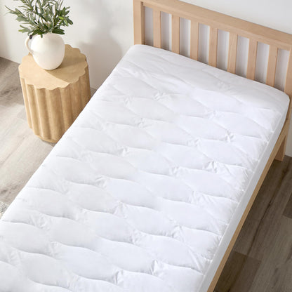 Breathable Cotton Top Waterproof Mattress Pad