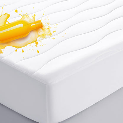 Breathable Cotton Top Waterproof Mattress Pad