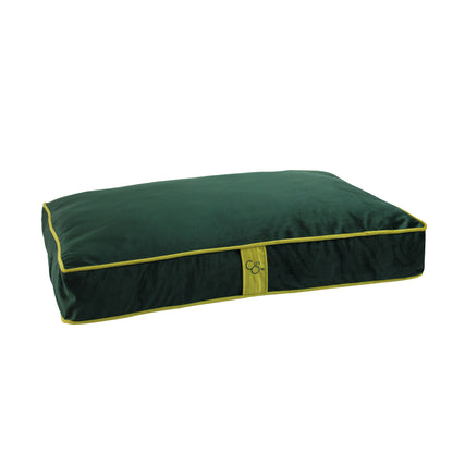Velvet Rectangle Dog Bed